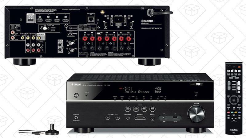 Receptor Yamaha 7.2 compatible con Dolby Atmos | $300 | AmazonGráfico: Shep McAllister